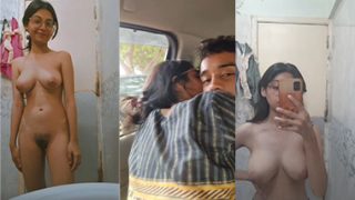 Indian College Girl Fucking Riding in Car Mms