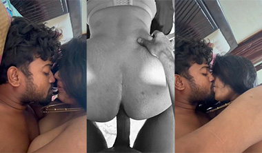 Desi Mallu Couples Romance – Kissing Mms Viral