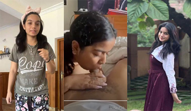 Horny Tamil Girl Giving Blowjob to Her Lover